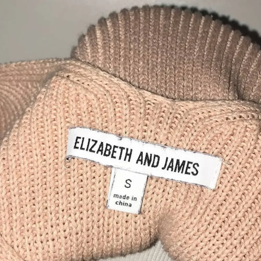 Elizabeth And James Pink Sweater Tank Top